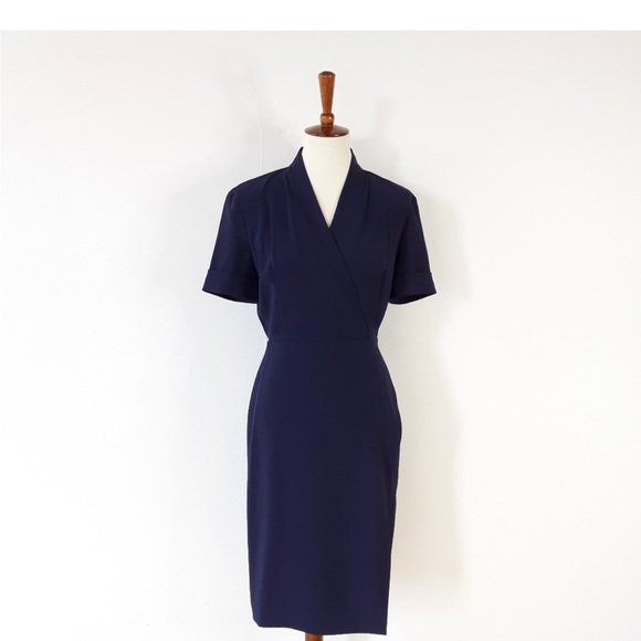 NWT. M.M. Lafleur | Tory 5.0 Dress - Crepe : Dark Iris - Picture 4 of 6